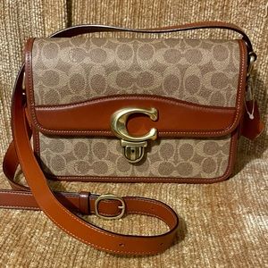 COACH COLORBLOCK SIGNATURE STUDIO BAG